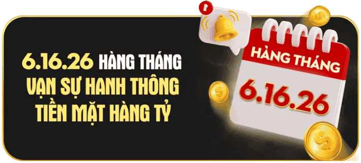 Hình ảnh các chương trình khuyến mãi và tiền thưởng hấp dẫn cho trò chơi nổ hũ